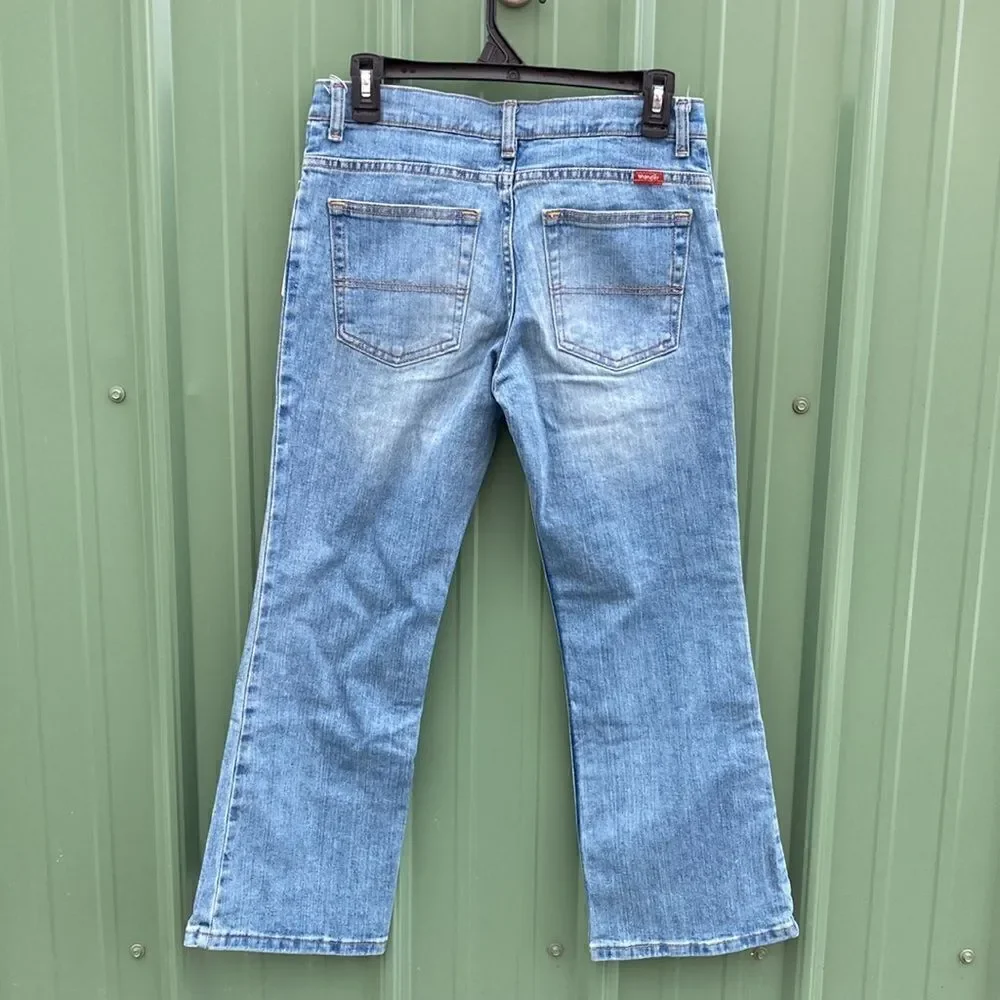 Wrangler Boys Bootcut Denim Jeans, Size 12 Husky